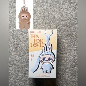 Labubu Pin For Love Letter B